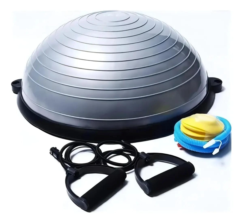 BALON BOSU DE 60 CM PARA ENTRENAMIENTO DE EQUILIBRIO Y FUERZA - 3