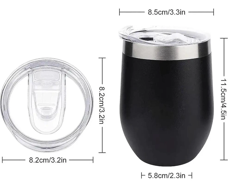 VASO TE RMICO DE ACERO INOXIDABLE PARA BEBIDAS DE 350 ML - 2