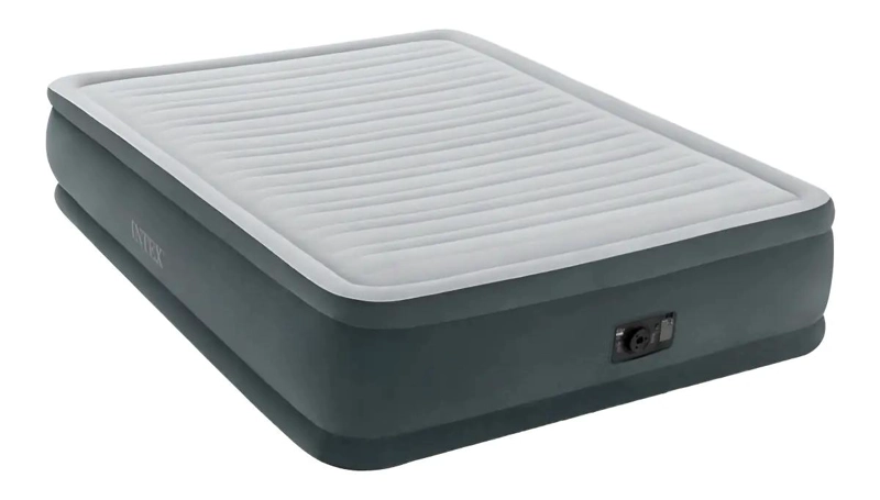 COLCHON INFLABLE ELE CTRICO PARA DOS PERSONAS COLOR GRIS - 1
