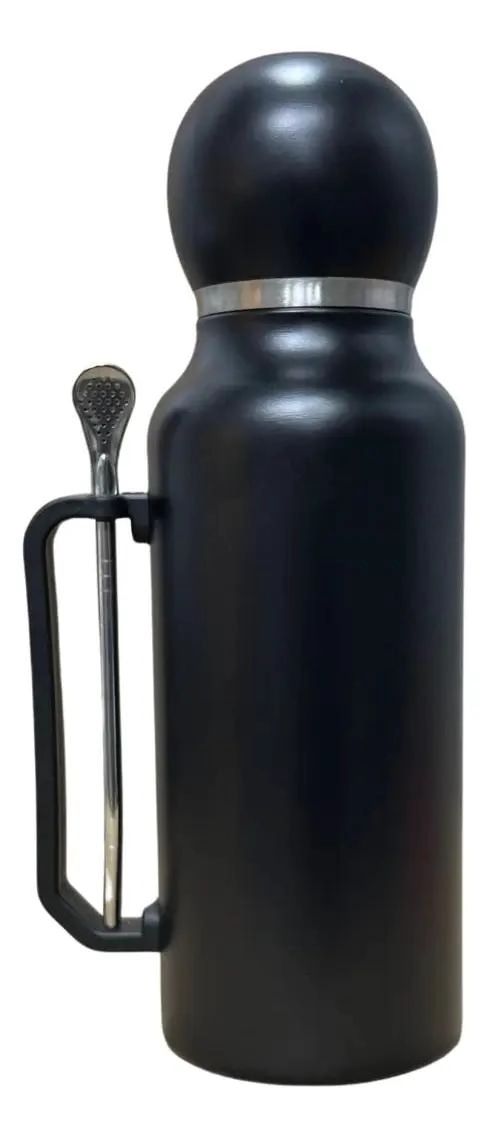 TERMO DE ACERO INOXIDABLE PARA MATE CON CAPACIDAD DE 1.3 LITROS Y SET DE MATE Y - 3