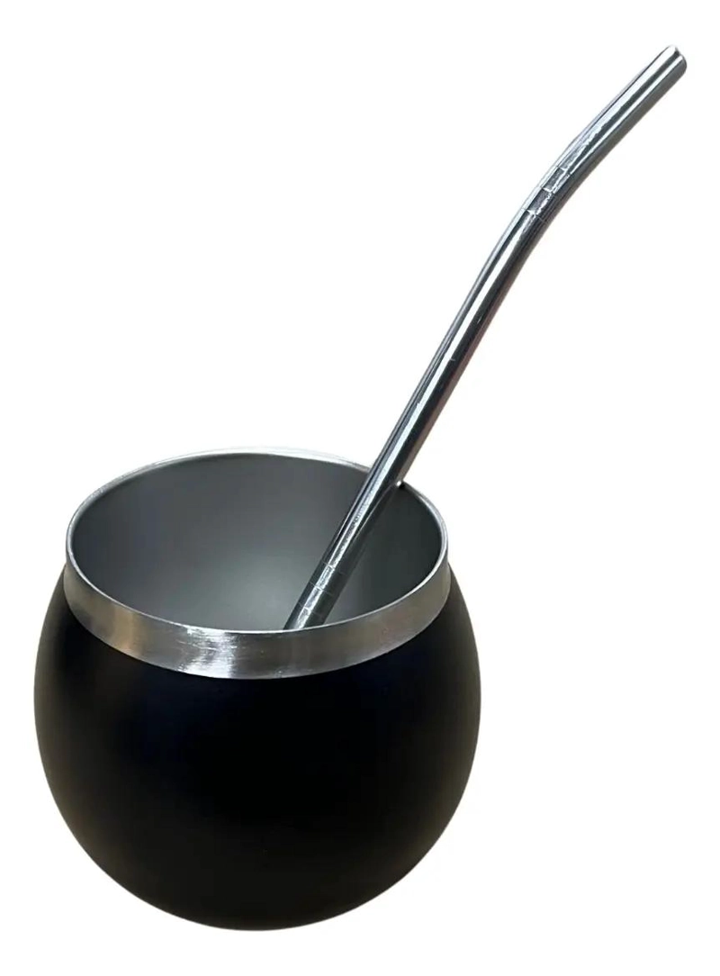 TERMO DE ACERO INOXIDABLE PARA MATE CON CAPACIDAD DE 1.3 LITROS Y SET DE MATE Y - 5