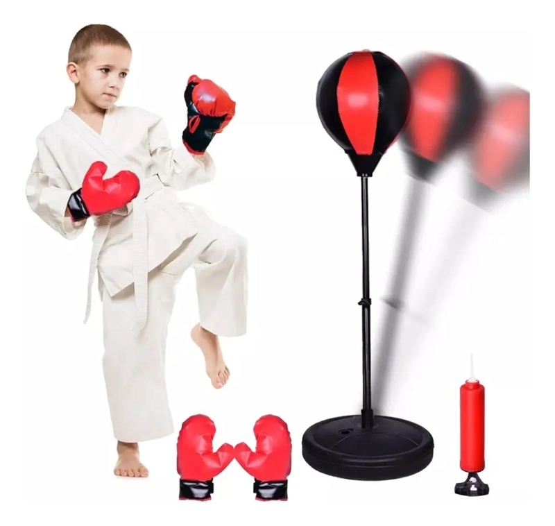 SET DE GUANTES DE BOXEO PARA NIÑOS CON DISEÑO ERGONOMICO Y PROTECCION - 4