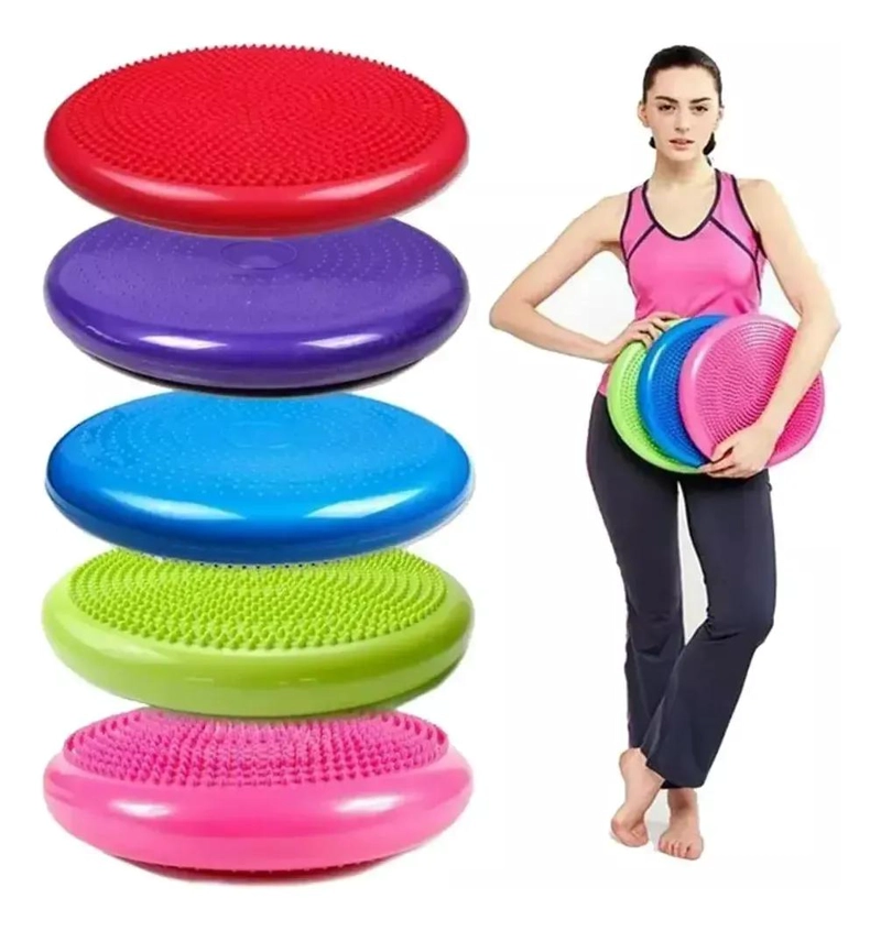DISCO DE EQUILIBRIO CON SUPERFICIE DE ERIZO PARA EJERCICIOS DE YOGA Y BALANCE - 3