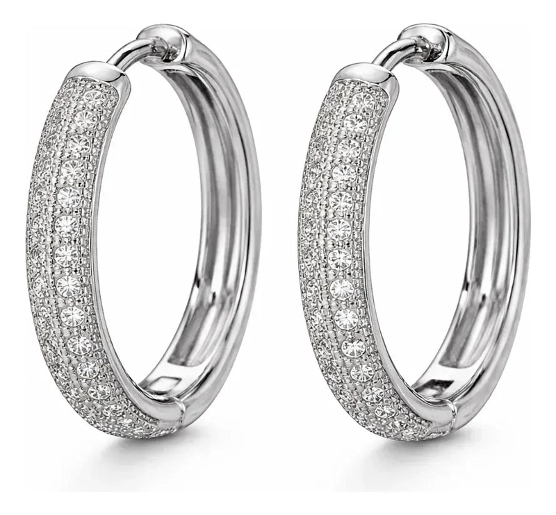 AROS ARGOLLAS ELEGANTES CON DISEÑO EXCLUSIVO ITALIANO Y ESTUCHE DE REGALO - 1