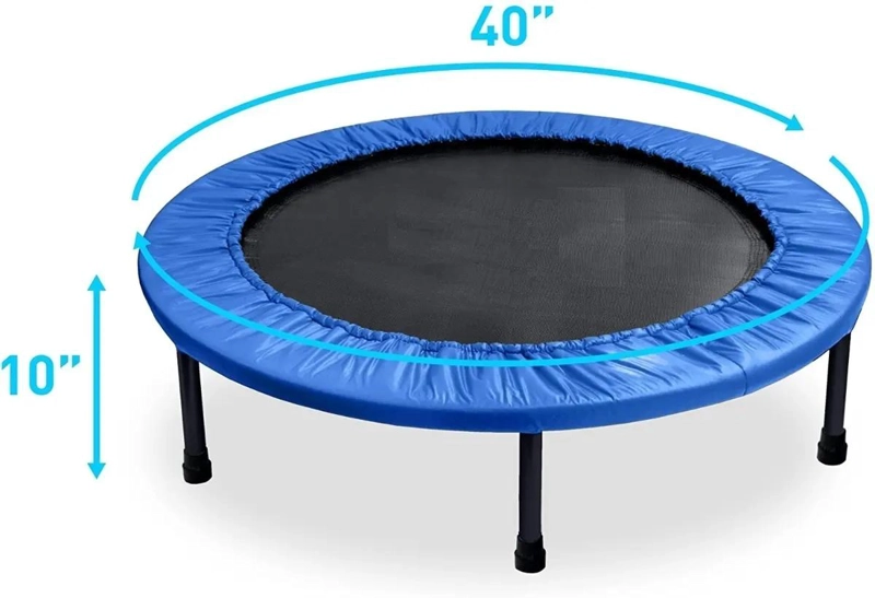 MINI TRAMPOLIN FITNESS PARA EJERCICIO Y SALTO DE 100 CM - 4