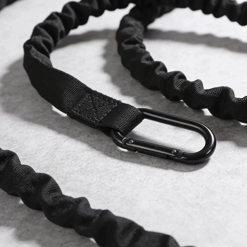 CORREA DE RESISTENCIA RETRACTIL PARA ENTRENAMIENTO EN COLOR NEGRO - 3