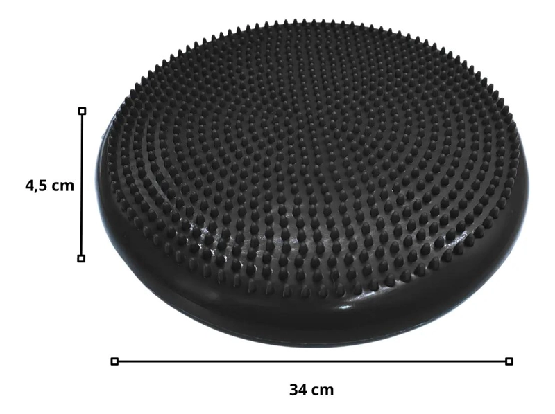 DISCO DE EQUILIBRIO DEPORTIVO COLOR NEGRO PARA ENTRENAMIENTO - 1