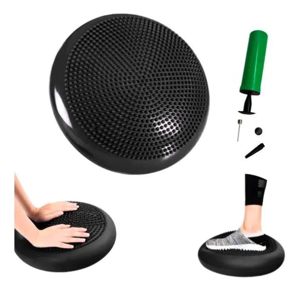DISCO DE EQUILIBRIO DEPORTIVO COLOR NEGRO PARA ENTRENAMIENTO - 3