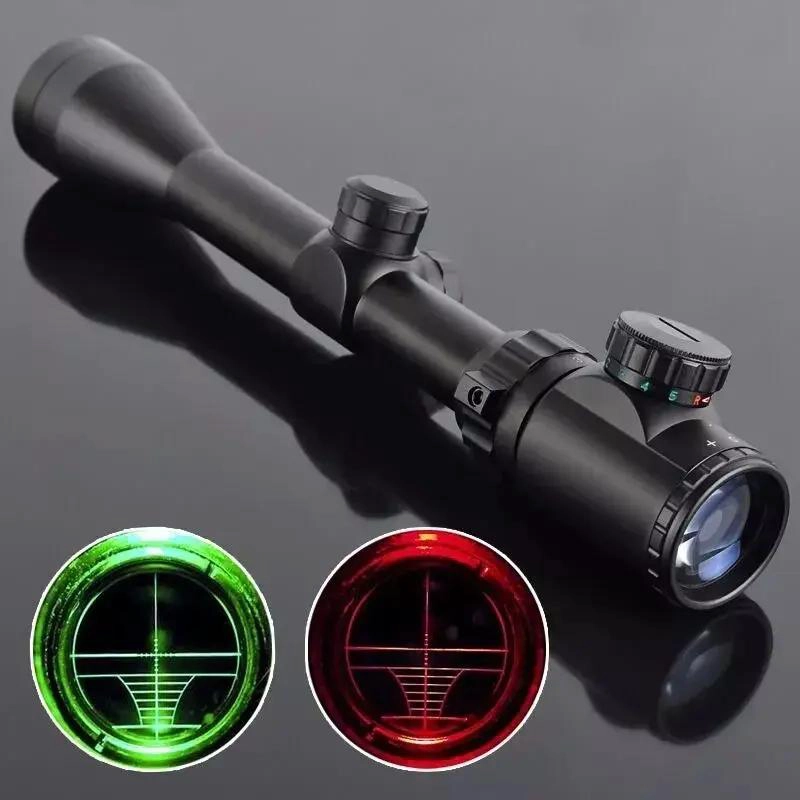 MIRA TELESCOPICA 3-9X40 CON RIEL DE 11 MM PARA CARABINA DE AIRE - 2