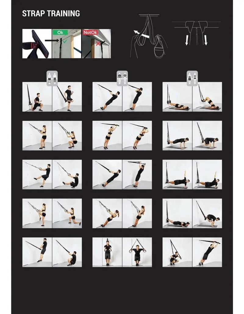 BANDAS DE SUSPENSION PARA ENTRENAMIENTO DE RESISTENCIA Y FUERZA - 4