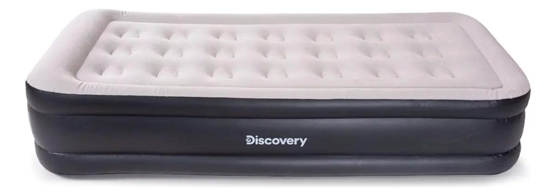 COLCHON INFLABLE ELE CTRICO PARA CAMA INDIVIDUAL DE 45 CM DE ALTURA COLOR GRIS Y - 4