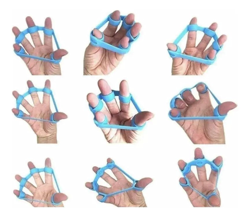 EJERCITADOR DE DEDOS CON BANDAS ELASTICAS PARA RESISTENCIA Y FORTALECIMIENTO - 2