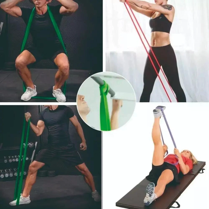 BANDA ELASTICA DE RESISTENCIA PARA EJERCICIO CON 33 LIBRAS DE TENSION - 3
