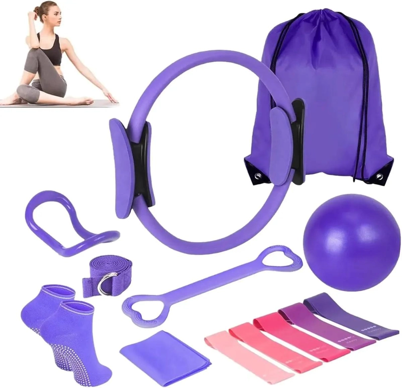 SET DE 13 BANDAS ELASTICAS DE RESISTENCIA PARA YOGA Y EJERCICIOS - 1