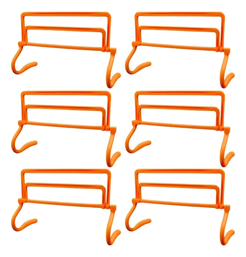 SET DE 6 VALLAS DE OBSTACULO AJUSTABLES PARA ENTRENAMIENTO DEPORTIVO - 1