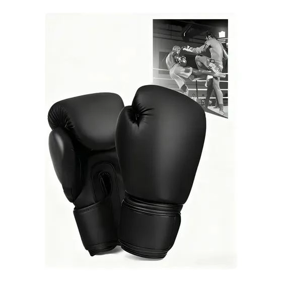 GUANTES DE BOXEO PARA KICKBOXING CON CIERRE DE VELCRO 10 OZ - 1