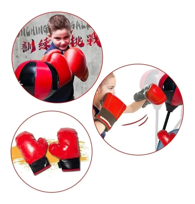 SET DE GUANTES DE BOXEO PARA NIÑOS ENTRENAMIENTO SEGURO Y COMODO - 4