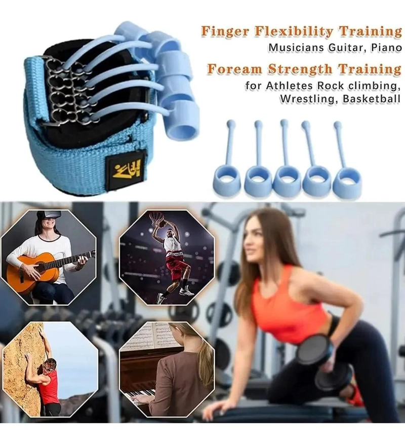 BANDA ELASTICA PARA RESISTENCIA Y FORTALECIMIENTO DE DEDOS Y MANOS - 3