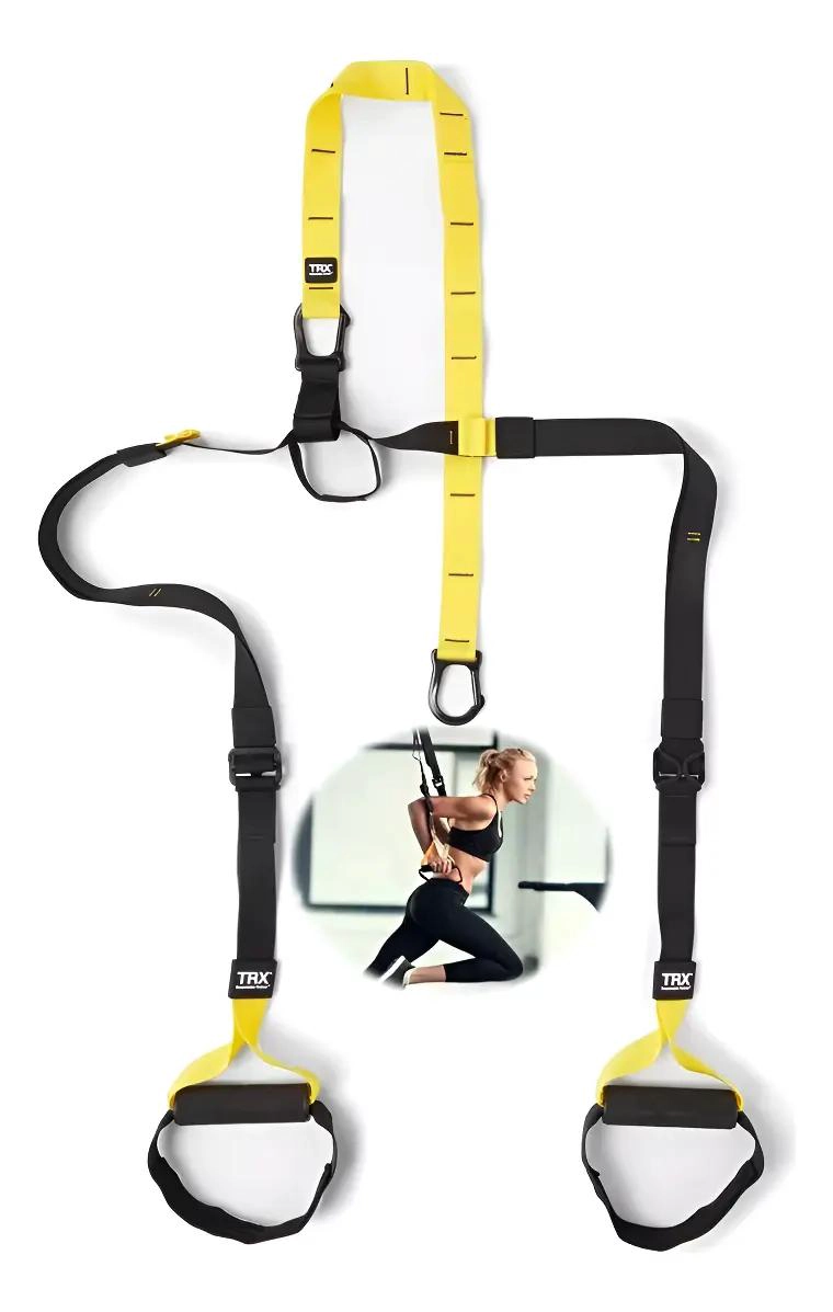 BANDAS DE SUSPENSION PARA ENTRENAMIENTO FUNCIONAL Y CROSSFIT CON CUERDA AJUSTABL - 2