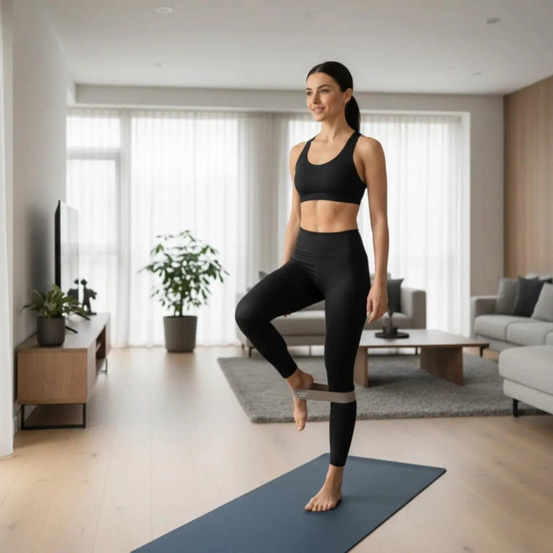 SET DE 5 BANDAS ELASTICAS DE LATEX PARA EJERCICIO Y PILATES - 2