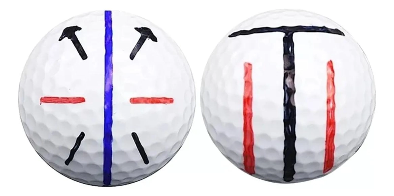 MARCADOR PARA PELOTAS DE GOLF CON DOS LAPICES INCLUIDOS - 2