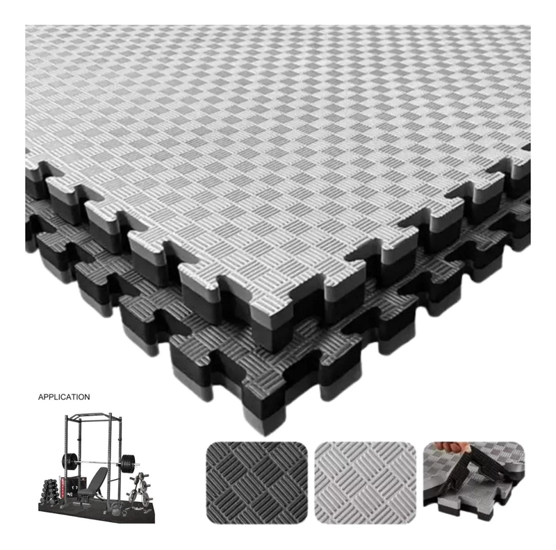 SET DE 4 PISOS TATAMI PARA GIMNASIA Y YOGA 100X100X2.5 CM - 2