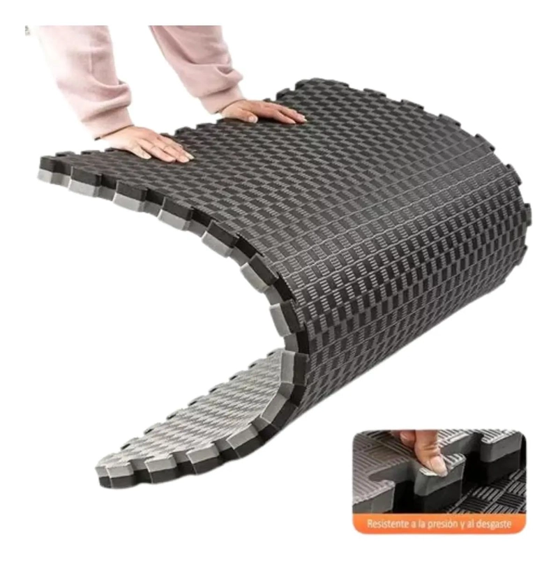 SET DE 4 PISOS TATAMI PARA GIMNASIA Y YOGA 100X100X2.5 CM - 3