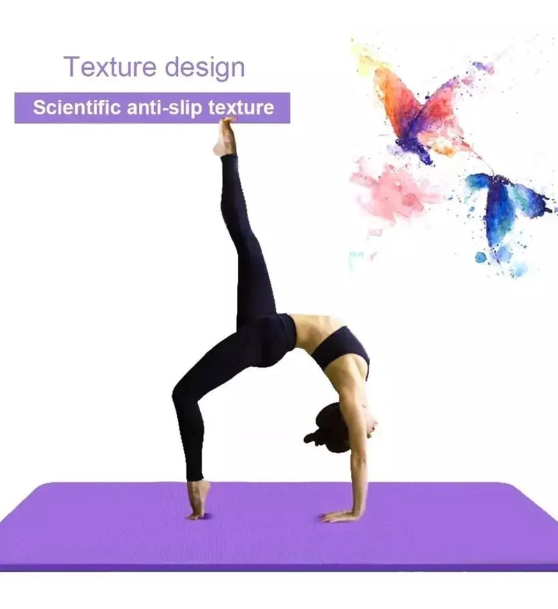 COLCHONETA PARA YOGA Y PILATES EXTRA GRUESA DE 15 MM PARA FITNESS - 4