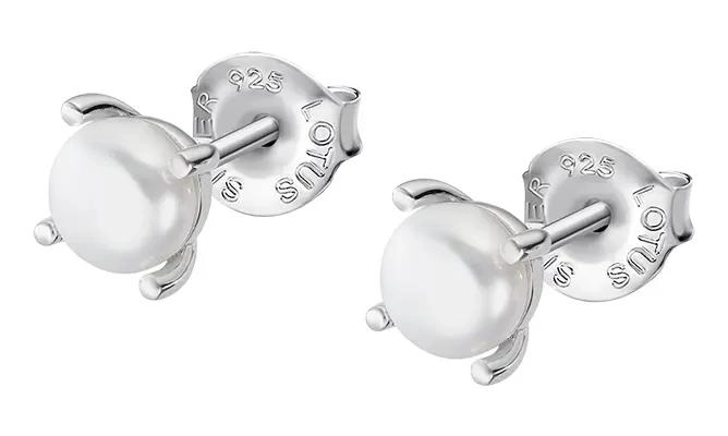 AROS DE PLATA CON PERLAS PARA MUJER DISEÑO ELEGANTE Y SOFISTICADO - 1