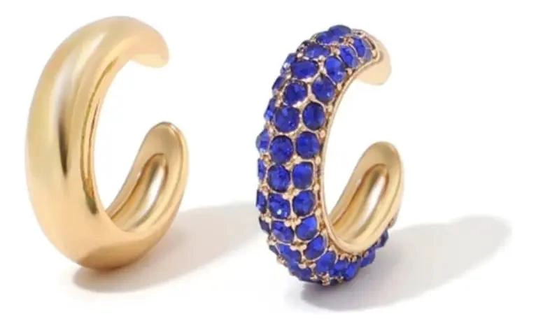 PENDIENTES DE CARTILAGO SIN PERFORACIONES ESTILO EAR CUFFS MODERNOS - 1