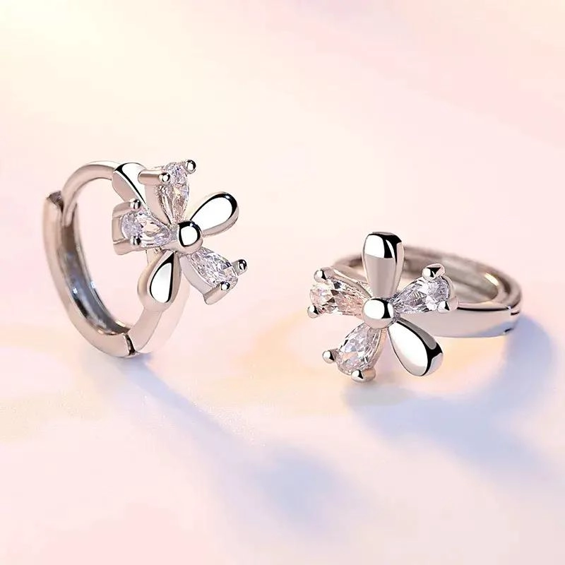 AROS DE PLATA 925 EN DISEÑO DE ARGOLLAS ELEGANTES PARA MUJER - 2