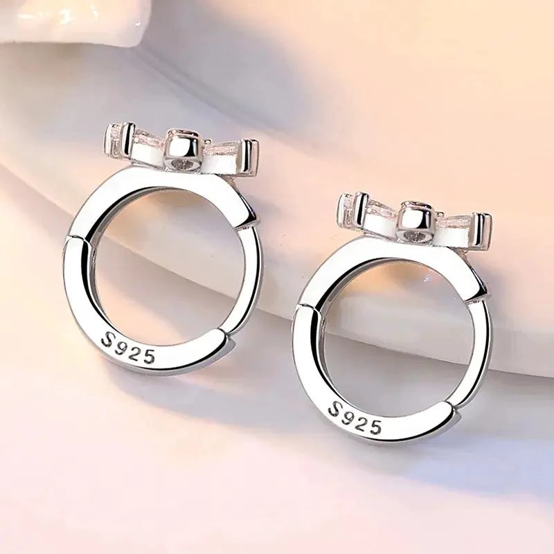 AROS DE PLATA 925 EN DISEÑO DE ARGOLLAS ELEGANTES PARA MUJER - 4