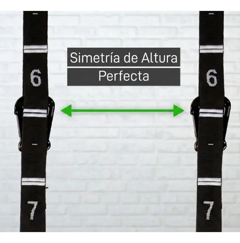 ANILLAS OLIMPICAS PARA GIMNASIA CON NUMERACION PARA CALISTENIA Y CROSSFIT - 3