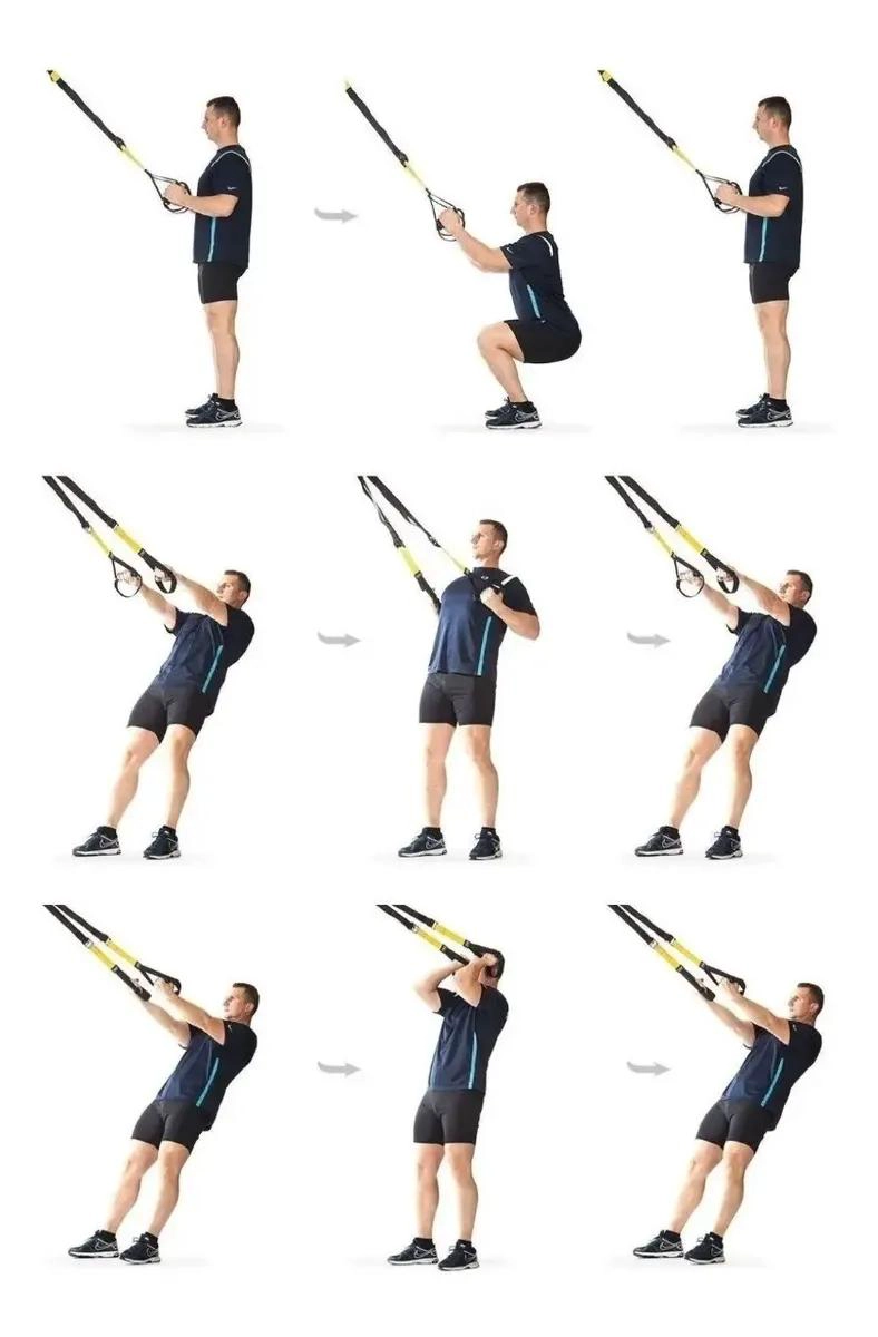 KIT DE BANDAS DE SUSPENSION PARA ENTRENAMIENTO FUNCIONAL Y RESISTENCIA - 5