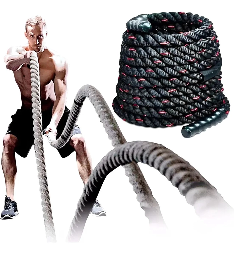 CUERDA PARA ENTRENAMIENTO FUNCIONAL DE 38 MM DE GROSOR Y 10 METROS - 1