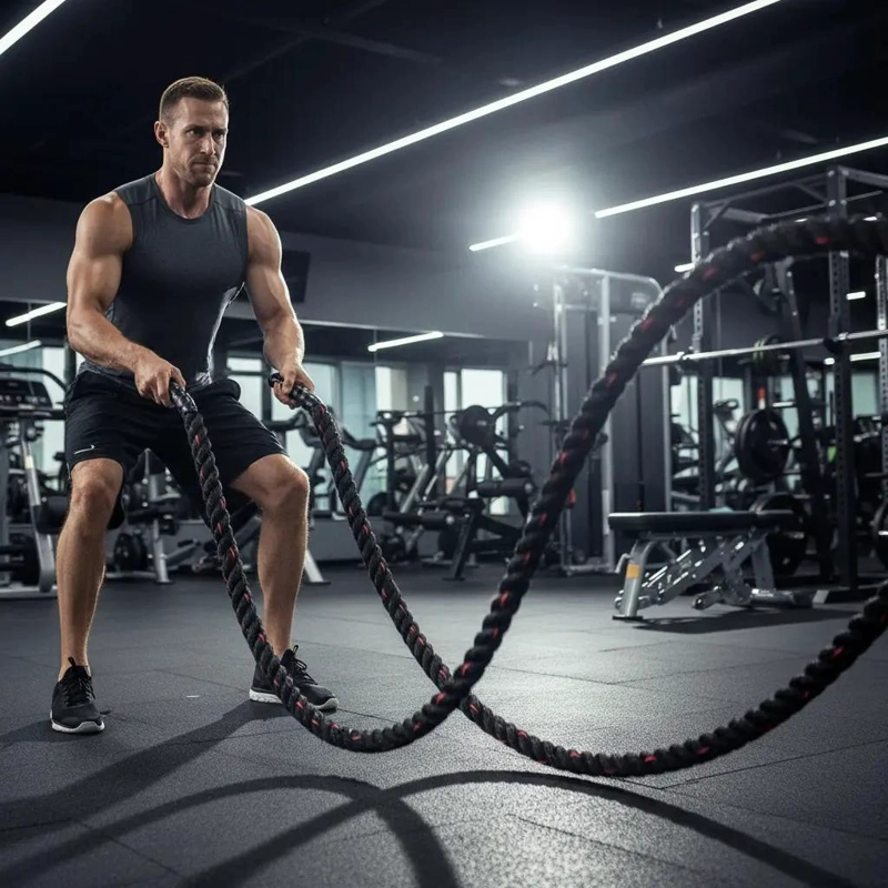 CUERDA PARA ENTRENAMIENTO FUNCIONAL DE 38 MM DE GROSOR Y 10 METROS - 3