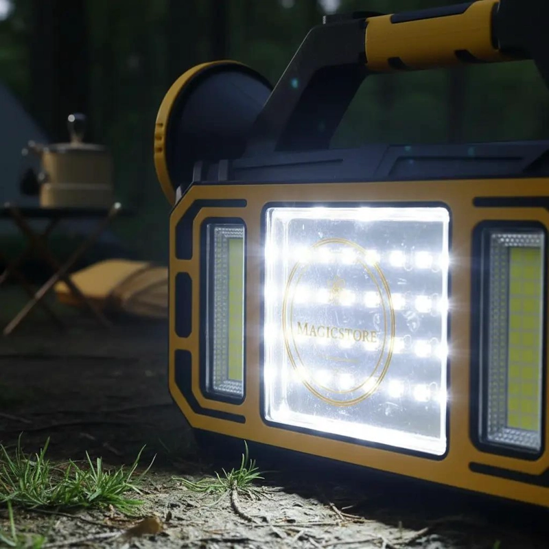 LINTERNA LED RECARGABLE CON ENERGIA SOLAR Y PUERTO USB INTEGRADA - 5