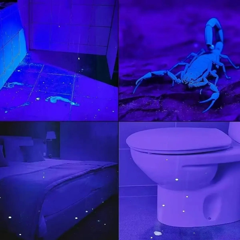 MINI LINTERNA CON LUZ ULTRAVIOLETA LED UV 395NM XP-E N4 ALCANCE 20 METROS - 4