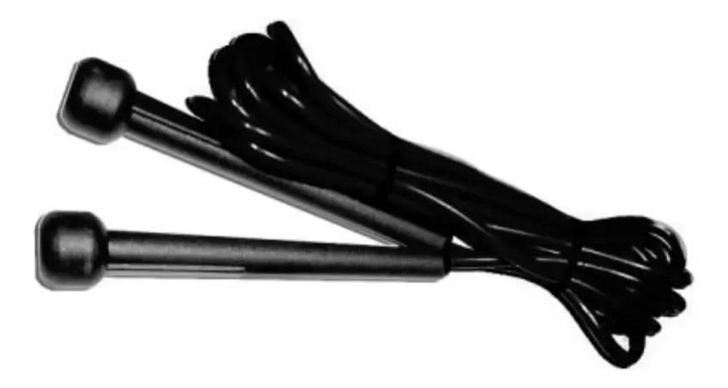 CUERDA PARA SALTAR SPEED ROPE COLOR NEGRO CON DISEÑO ERGONOMICO - 2