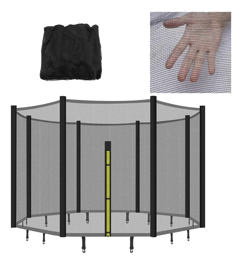 CERCO DE SEGURIDAD PARA CAMA ELASTICA DE 3.66 METROS CON 8 TORRES - 1