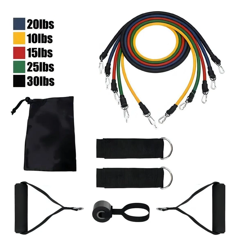 BANDAS ELASTICAS DE RESISTENCIA PARA EJERCICIO Y ENTRENAMIENTO - 3