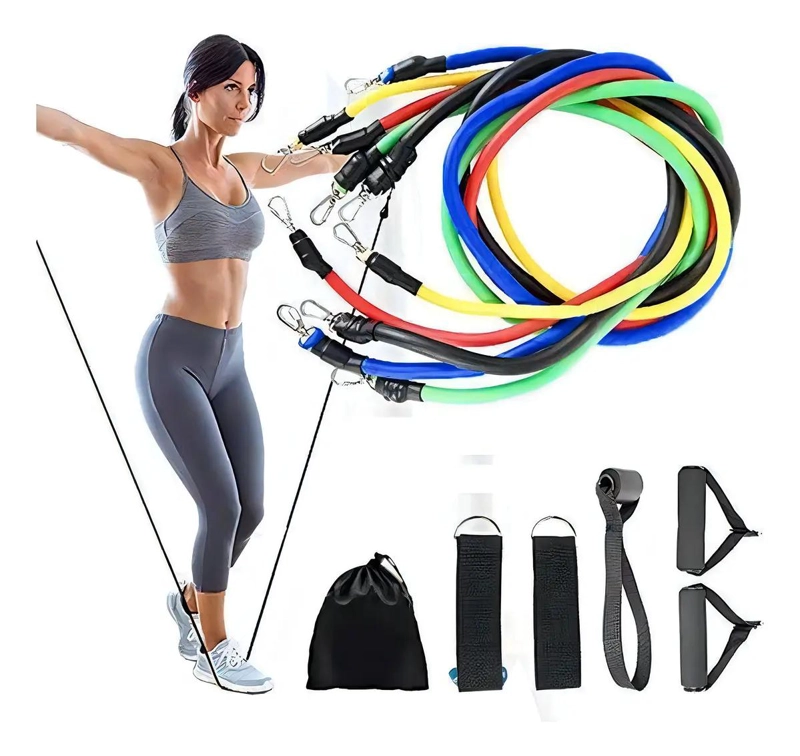 BANDAS ELASTICAS DE RESISTENCIA PARA EJERCICIO Y ENTRENAMIENTO - 4