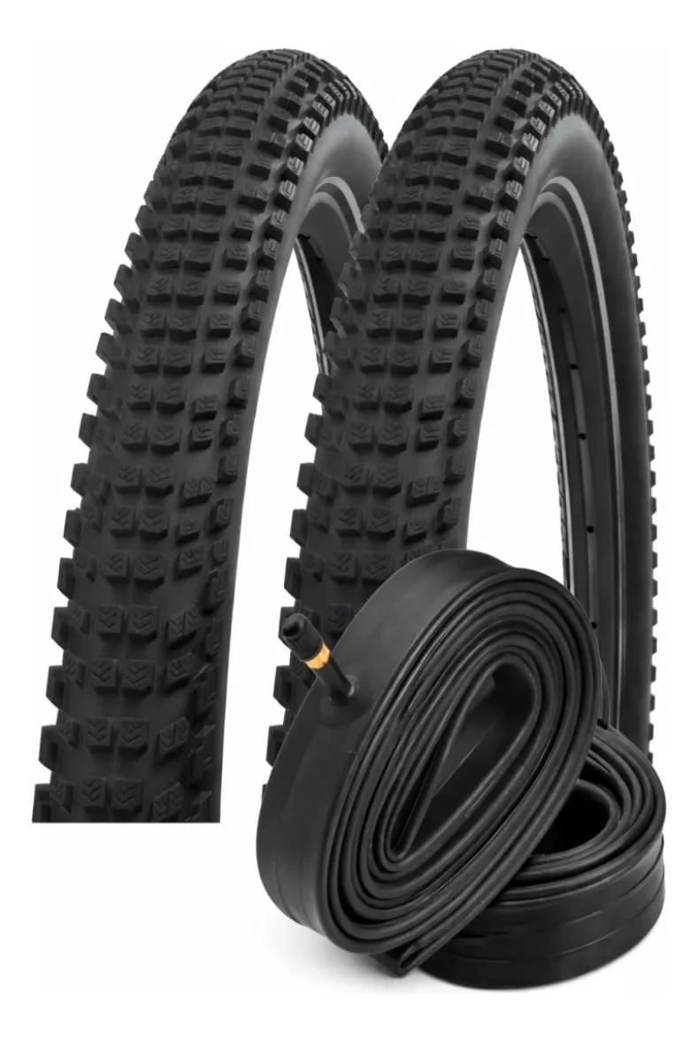 NEUMATICOS Y CAMARAS PARA BICICLETA ARO 27.5 X 2.35 MTB RESISTENTES Y DURADEROS - 1