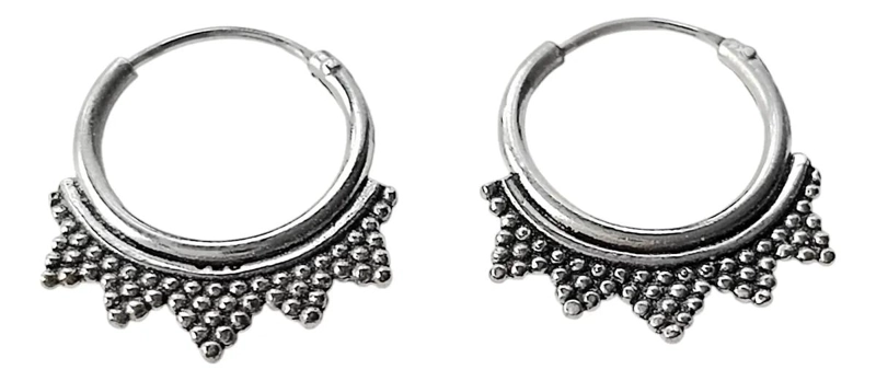 AROS ARGOLLAS E TNICOS FINOS EN PLATA 925 DE ALTA CALIDAD - 2