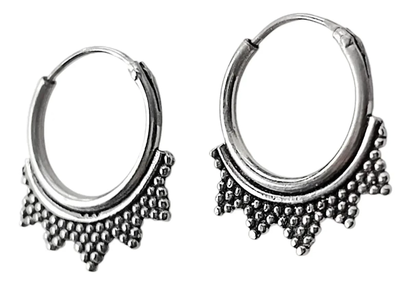 AROS ARGOLLAS E TNICOS FINOS EN PLATA 925 DE ALTA CALIDAD - 3