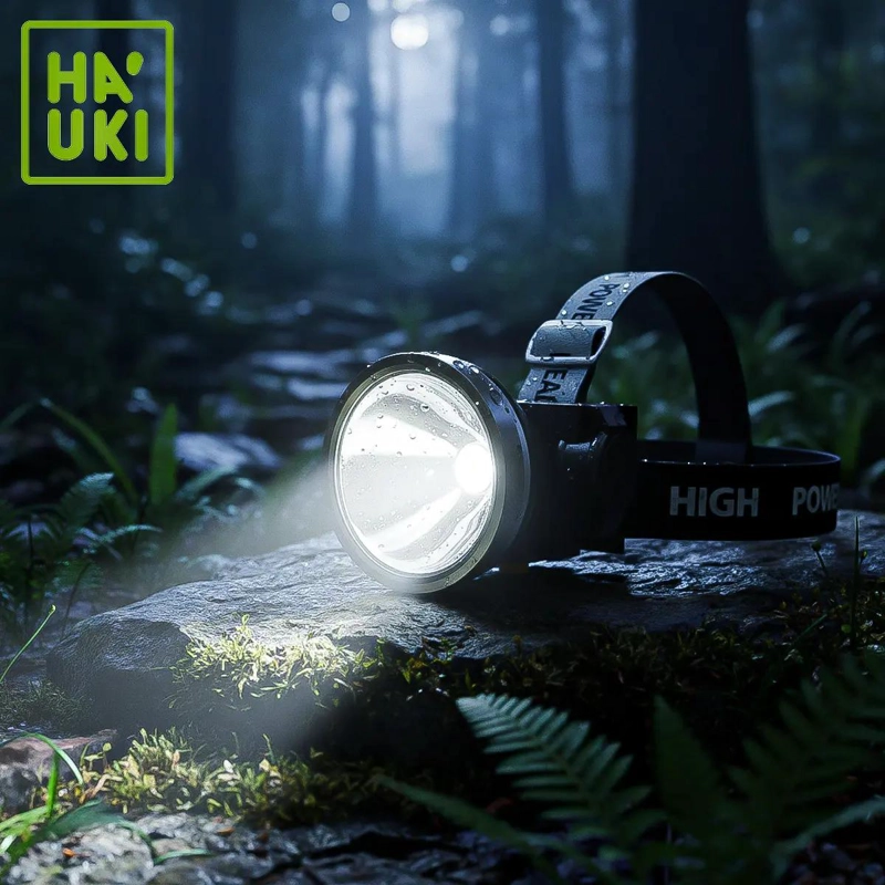 LINTERNA FRONTAL RECARGABLE CON LUZ LED POTENTE Y AJUSTABLE - 2