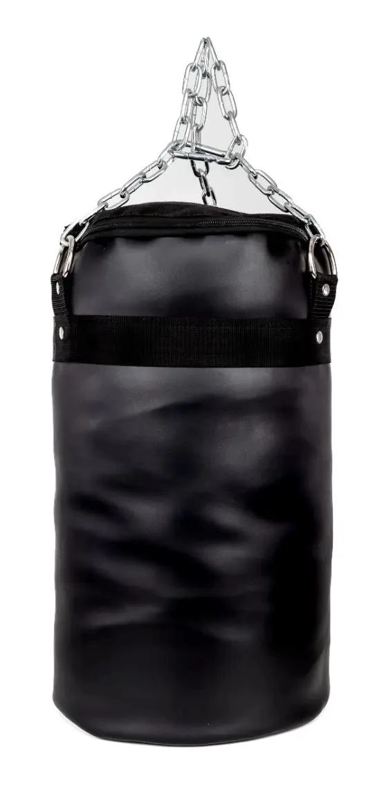 SACO DE BOXEO DE 50 CM CON RELLENO DE ASERRIN PARA ENTRENAMIENTO - 5