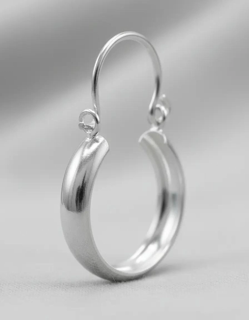 AROS ARGOLLA PARA MUJER EN PLATA 925 DE 20 MM CON ESTUCHE - 4