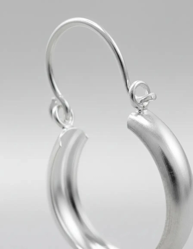 AROS ARGOLLA PARA MUJER EN PLATA 925 DE 20 MM CON ESTUCHE - 5