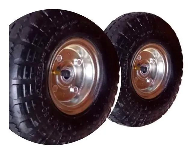 SET DE 2 RUEDAS NEUMATICAS INFLABLES DE 10 PULGADAS PARA YEGUA - 2